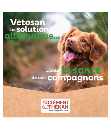 Clément Thékan Vétosan Shampoing Peaux Sensibles Chats et Chiens Bio 200 ml