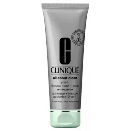Clinique Anti-Pollution Gommage + Masque au Charbon 2 en 1 100 ml