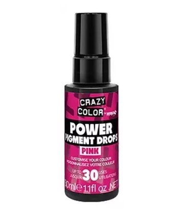 Crazy Color Power Pigment Drops Pink 30 ml