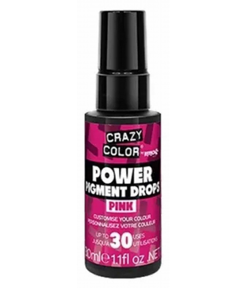 Crazy Color Power Pigment Drops Pink 30 ml