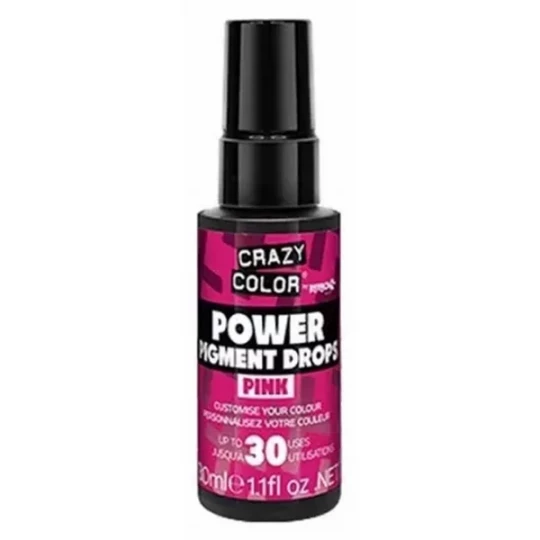 Crazy Color Power Pigment Drops Pink 30 ml
