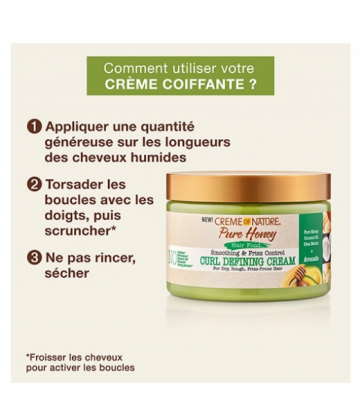 Creme of Nature Crème Coiffante Pure Honey Hair Food Avocado 326 ml