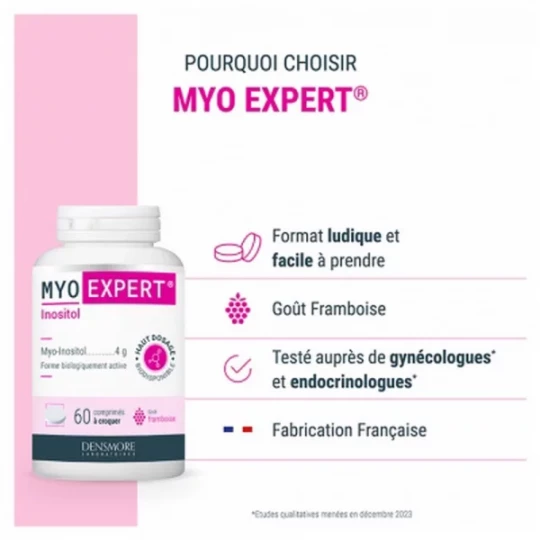 Densmore Myo Expert Inositol Comprimés à Croquer x 60 - image 3