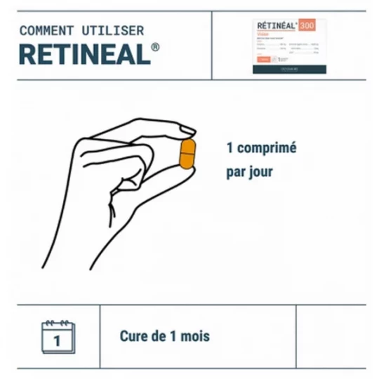 Densmore Rétinéal 300 Vision Comprimés x 30 - image 2