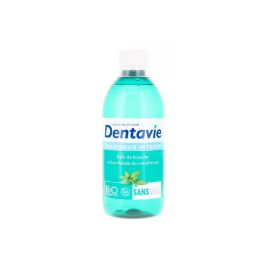 Dentavie Bain de Bouche Fraîcheur Intense Bio 500 ml