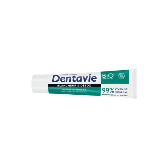 Dentavie Dentifrice Blancheur & Détox Bio 75 ml