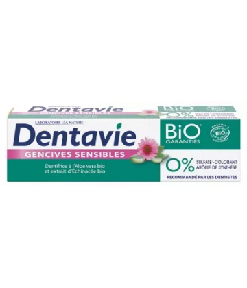 Dentavie Dentifrice Gencives Sensibles Bio 75 ml