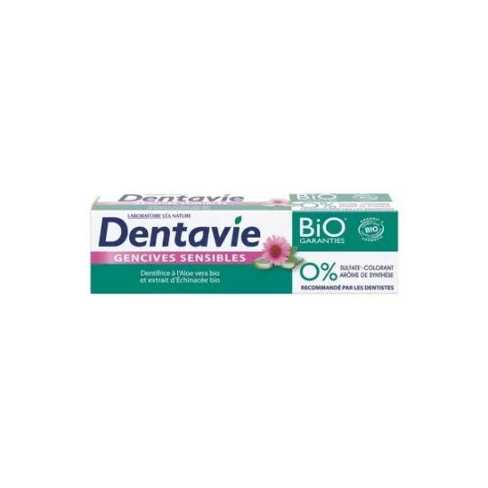 Dentavie Dentifrice Gencives Sensibles Bio 75 ml