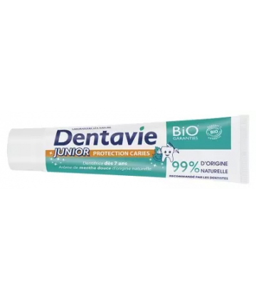 Dentavie Dentifrice Junior Protection Caries Bio 75 ml