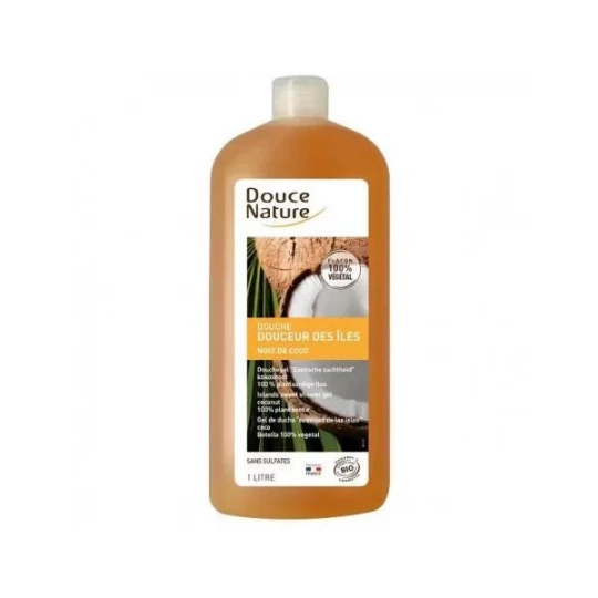 Douce Nature Shampoing Douche Évasion Noix de Coco Bio 1 L