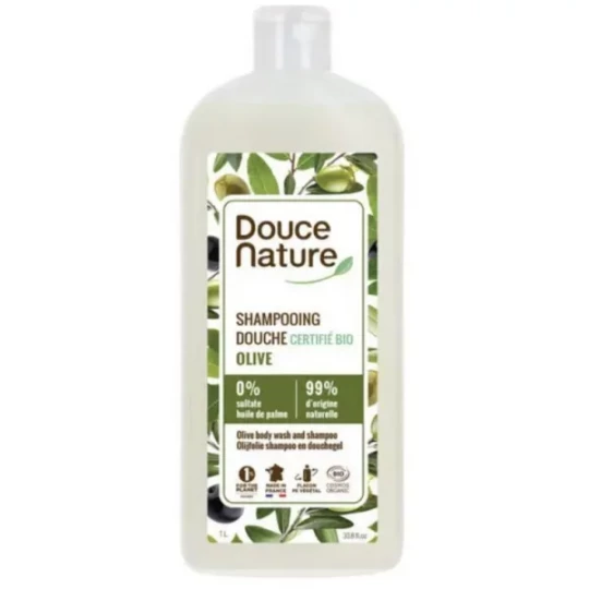 Douce Nature Shampoing Douche Olive Bio 1 L