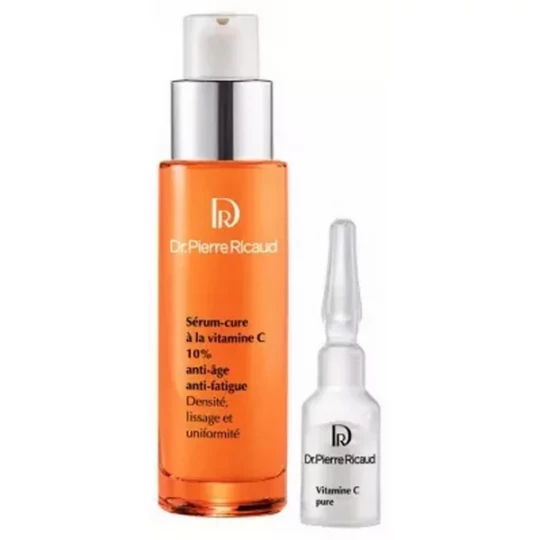 Dr Pierre Ricaud Sérum-Cure à la vitamine C 10% Anti-Fatigue et Anti-Âge 27 g