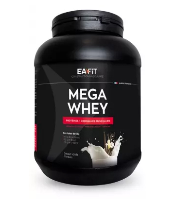 Eafit Megawhey 750 g - Saveur : Vanille