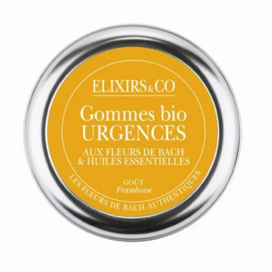 Elixirs & Co Gommes Urgences Gout Framboise Bio 45 g