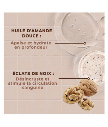 Energie Fruit Soin Exfoliant Solide Corps Eclats de Noix & Huile d'Amande Douce - image 3