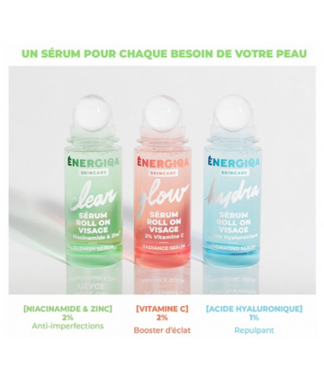Energiqa Clear Sérum Roll'On Visage 30 ml - image 3