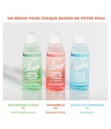 Energiqa Glow Sérum Roll'On Visage 30 ml