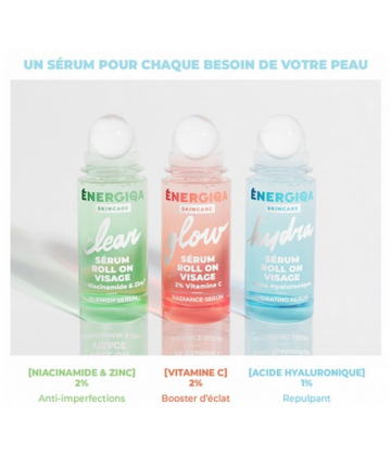 Energiqa Hydra Sérum Roll'On Visage 30 ml