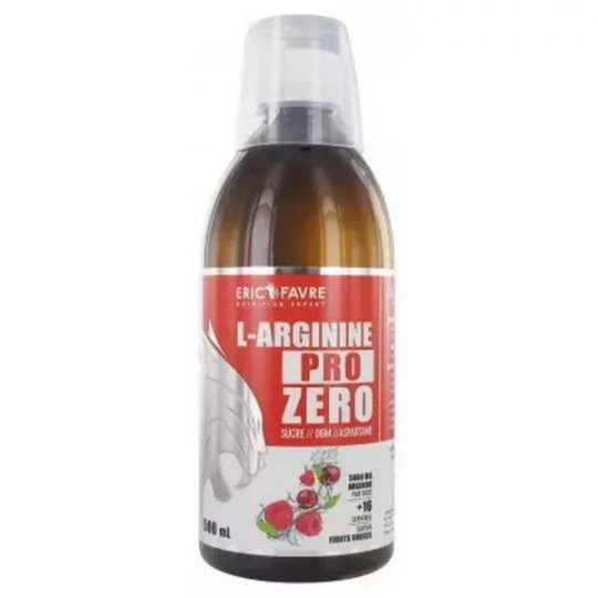 Eric Favre l'Arginine Pro Zero Saveur Fruits Rouges 500 ml