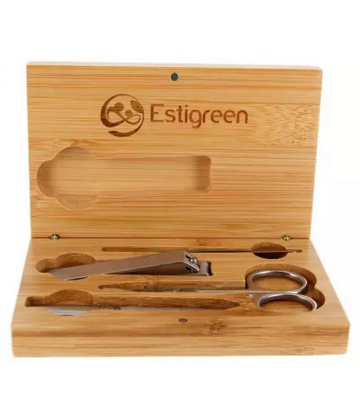Estigreen Kit de Manucure Bambou