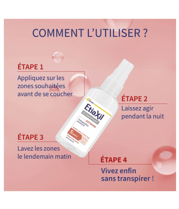 Etiaxil Détranspirant Extreme Peaux Normales Spray 30 ml