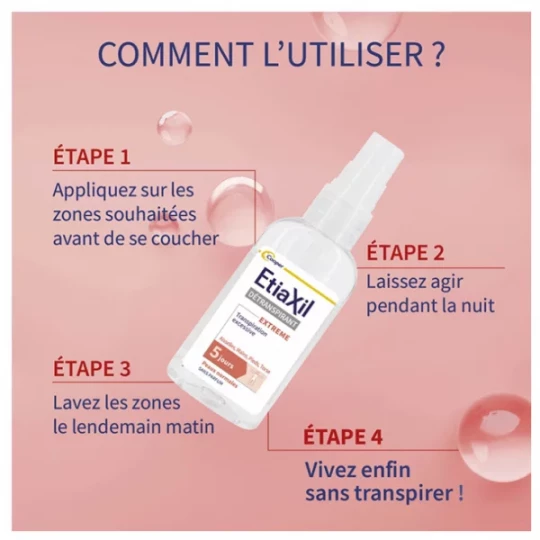 Etiaxil Détranspirant Extreme Peaux Normales Spray 30 ml - image 4