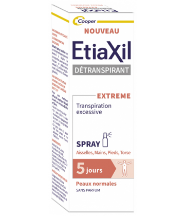 Etiaxil Détranspirant Extreme Peaux Normales Spray 30 ml
