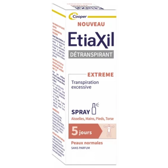 Etiaxil Détranspirant Extreme Peaux Normales Spray 30 ml