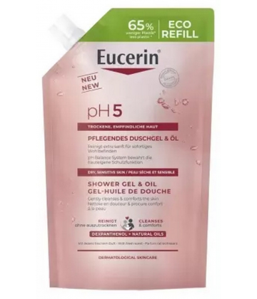 Eucerin pH5 Gel-Huile de Douche Éco-Recharge 400 ml