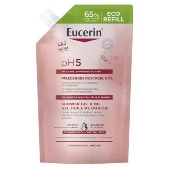 Eucerin pH5 Gel-Huile de Douche Éco-Recharge 400 ml