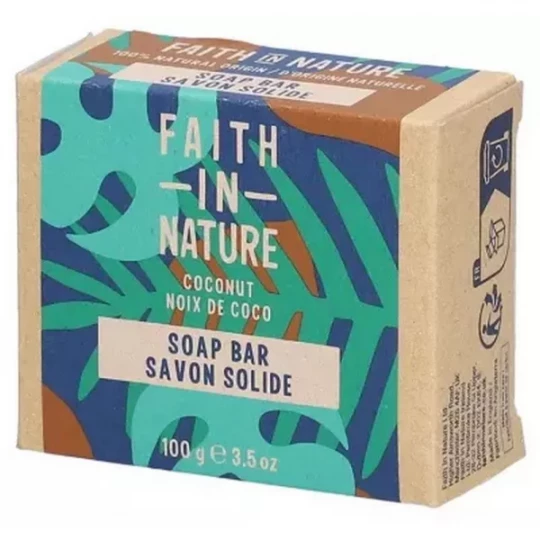 Faith In Nature Savon Solide à la Noix de Coco 100 g