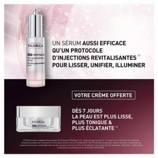 Filorga NCEF - REVITALIZE Sérum 30 ml + Crème Raffermissante 15 ml offert - image 2