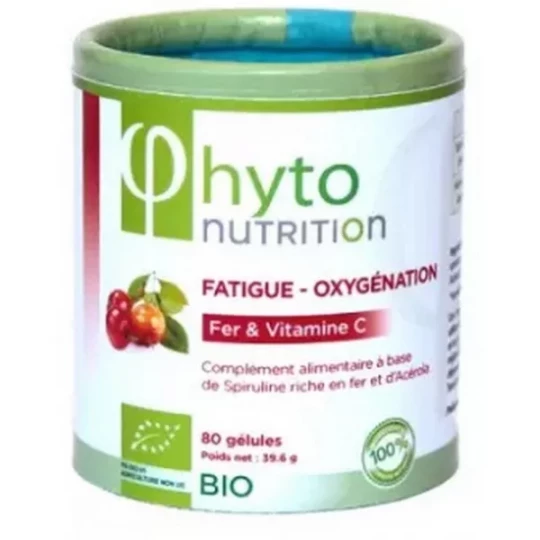 Flamant Vert Phyto Nutrition Fatigue et Oxygénation Bio Gélules x 80