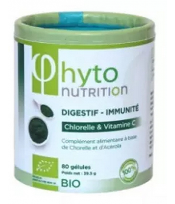 Flamant Vert Phyto Nutrition Digestif et Immunité Gélules x 80