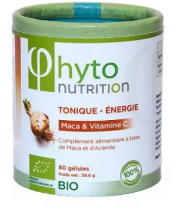 Flamant Vert Phyto Nutrition Tonique et Énergie Bio Gélules x 80