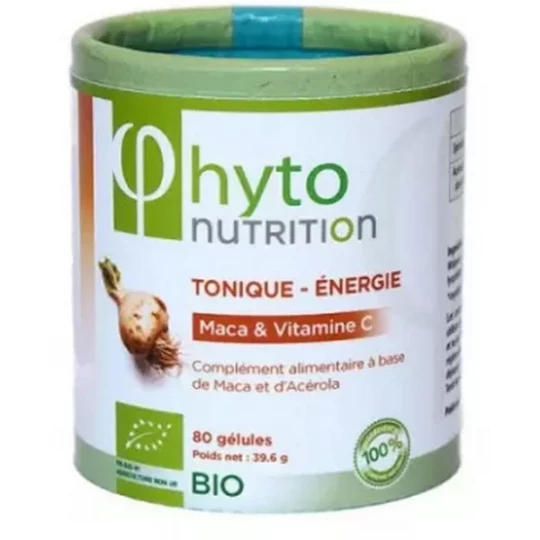 Flamant Vert Phyto Nutrition Tonique et Énergie Bio Gélules x 80