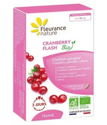 Fleurance Nature Cranberry Flash Bio Comprimés x 14