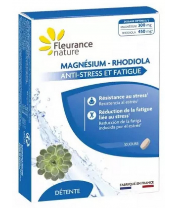 Fleurance Nature Magnésium Rhodiola Comprimés x 30