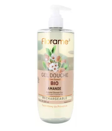 Florame Gel Douche Amande Rechargeable Bio 750 ml