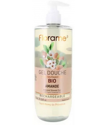 Florame Gel Douche Amande Rechargeable Bio 750 ml
