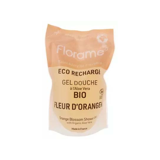 Florame Gel Douche Fleur d'Oranger Éco-Recharge Bio 700 ml