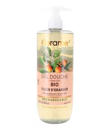 Florame Gel Douche Fleur d'Oranger Rechargeable Bio 750 ml