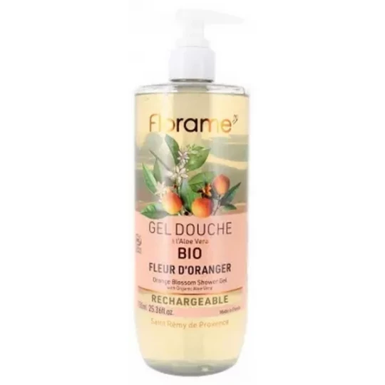 Florame Gel Douche Fleur d'Oranger Rechargeable Bio 750 ml