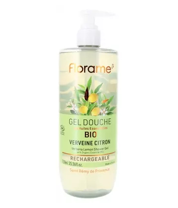 Florame Gel Douche Verveine Citron Rechargeable Bio 750 ml