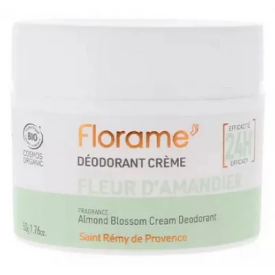 Florame Déodorant Creme 24h Fleur d'Amandier Bio 50 g
