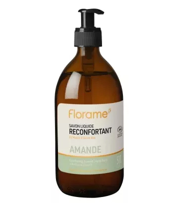 Florame Savon Liquide Réconfortant Amande Bio 500 ml