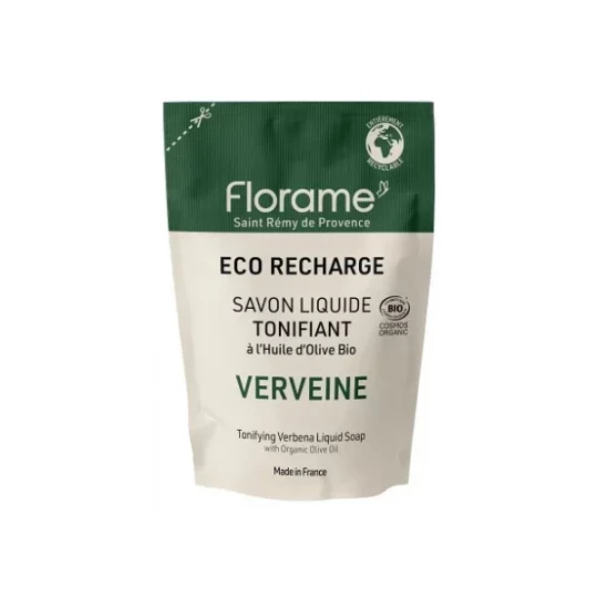 Florame Savon Liquide Tonifiant Verveine Éco-Recharge Bio 470 ml