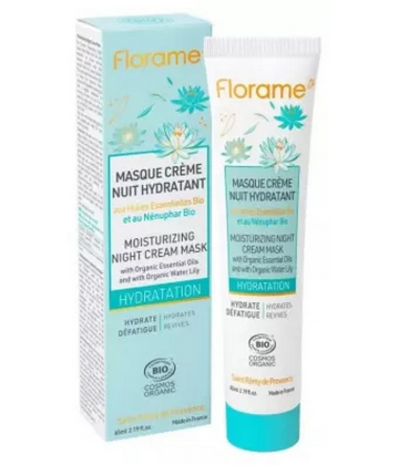 Florame Masque Crème Nuit Hydratant Bio 65 ml