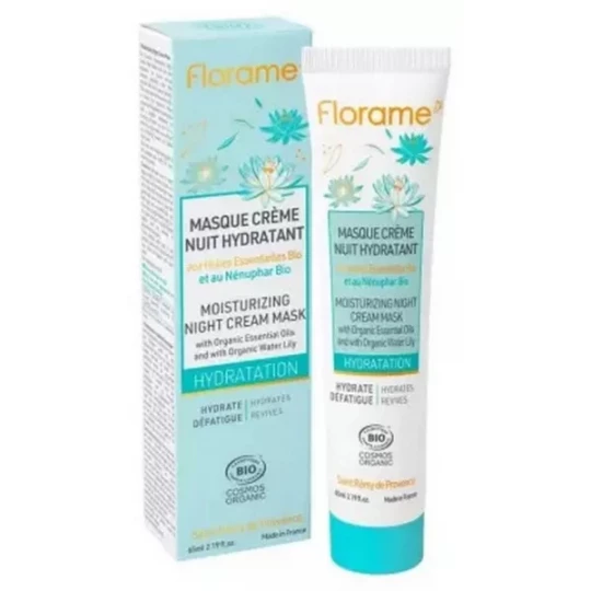 Florame Masque Crème Nuit Hydratant Bio 65 ml