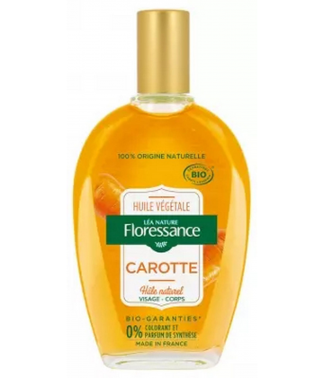Floressance Huile Végétale Carotte Bio 50 ml
